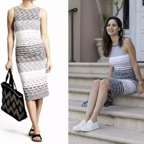 Athleta NWT Stripe Midi Tank Dress. - Picture 14 of 14